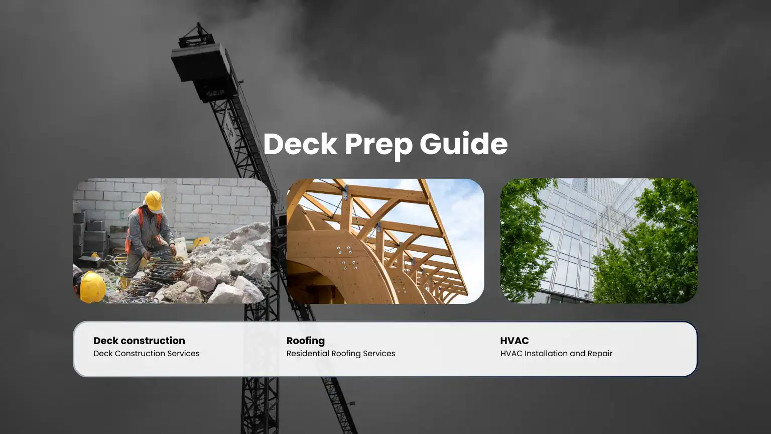 deck prep guide