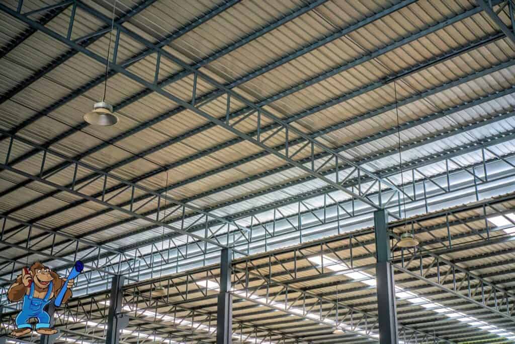 Steel framing and metal roof installation by Gorilla Building
