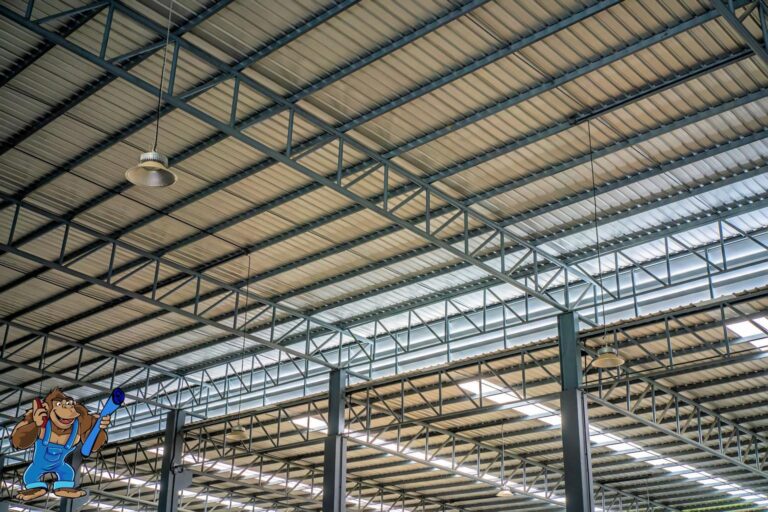 Steel framing and metal roof installation by Gorilla Building