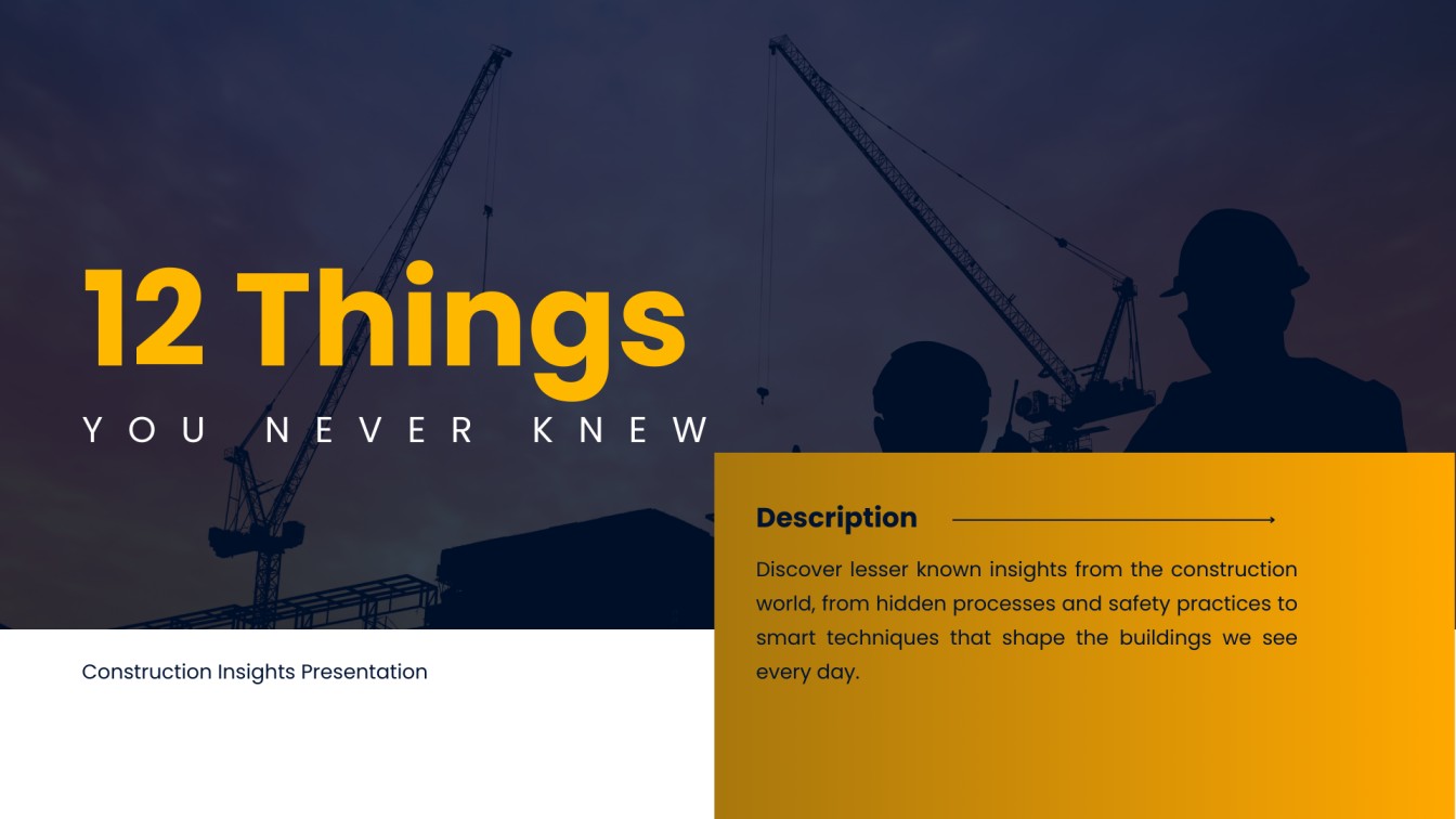 Things You Never Knew About Construction